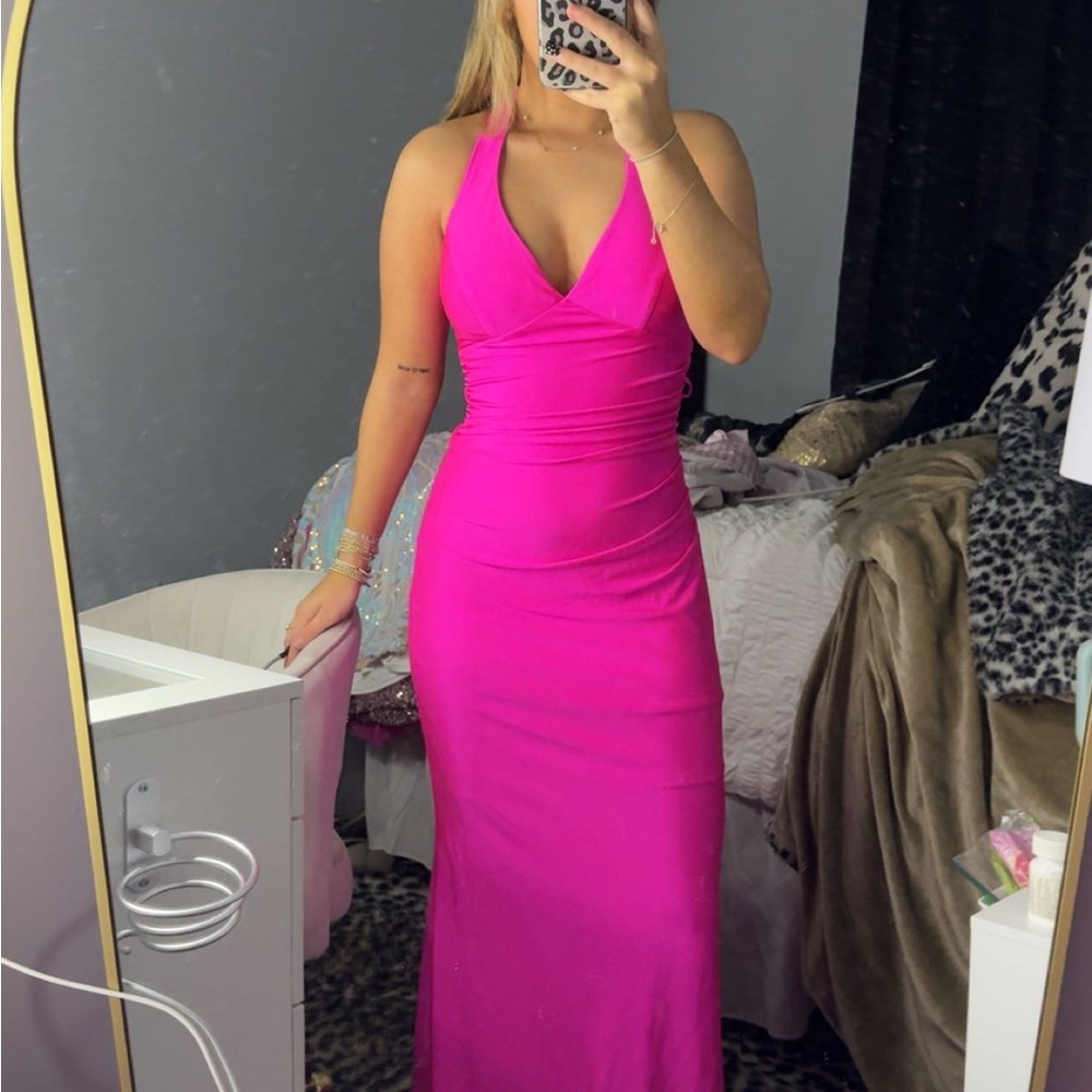 Windsor Fuchsia Maxi Dress